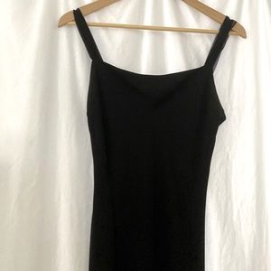 Jones New York size 10 velvety black dress.
